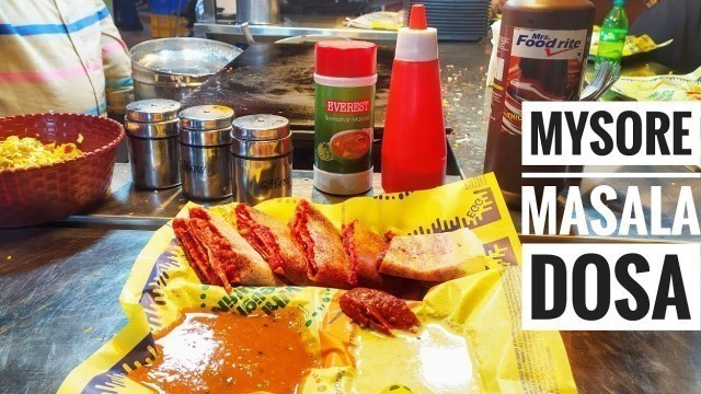 'Mysore Masala dosa |Pote\'s Dosa bk birla college | Indian Street food | Mumbai Street food'