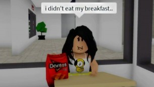 'When you can\'t eat food in class (meme) ROBLOX'