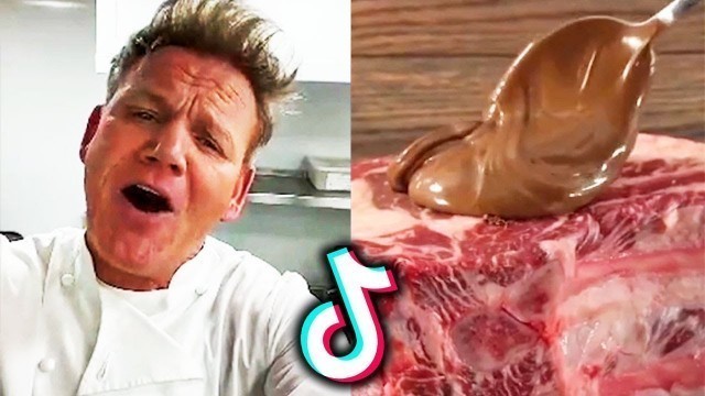 'Newest Gordon Ramsay reactions to bad TikTok cooking'