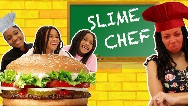 'Slime School Cooking Class with Best Slime Chef - New Toy School'