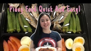 'Pinoy Food Quick and Easy Meal! | Mommy TineBelle'