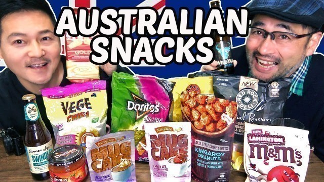 'Japanese Trying Australian Snacks'