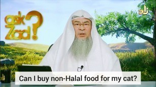 'Can I buy Non Halal food for my Cat? - Assim al hakeem'