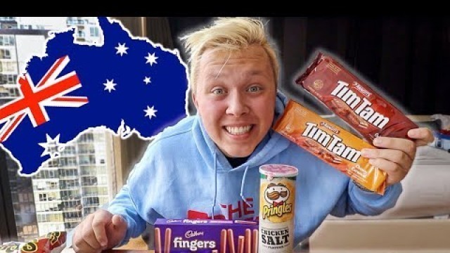 'TRYING AUSTRALIAN FOODS!!!'