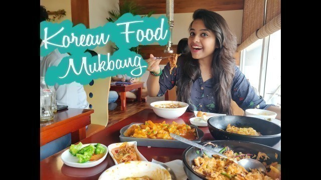 'INDIAN GIRL trying out KOREAN FOOD  in DELHI | Majnu ka tilla | Busan korean restuarant | Ramyon etc'