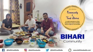 'HUGE Bihari Feast in Delhi I Kushi Kerao Jhor + Bata Maach Jhor + Oal Chokha + Chilki Roti + Rasiya'