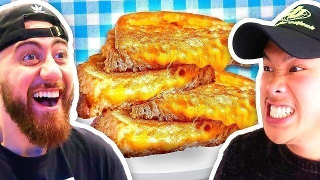 'Who Can Cook The Best GRILLED CHEESE?! *TEAM ALBOE FOOD COOK OFF CHALLENGE*'