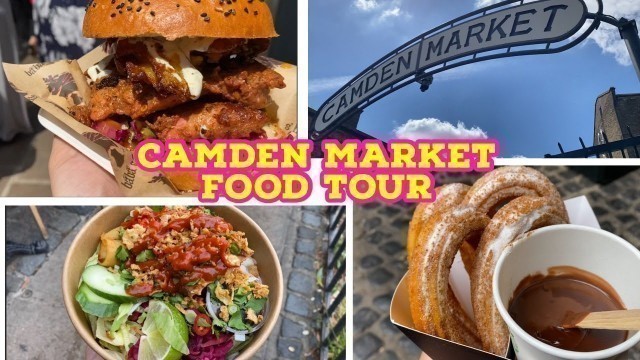 'Camden Market - TRYING LONDON STREET FOOD!!'