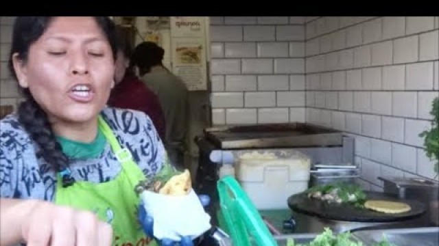 'AREPA AND QUINOA, CAMDEN MARKET, LONDON STREET FOOD'