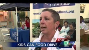 'Donate food & help those in need at Kids Can Food Drive'