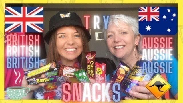 'BRITISH TRYING AUSTRALIAN SNACKS FOR THE FIRST TIME!!!!'