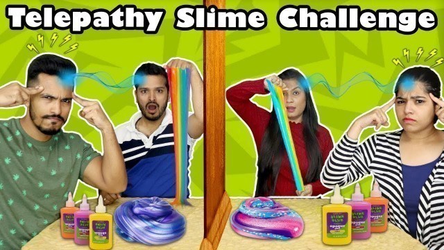 'Twin Telepathy SLIME Challenge | Hungry Birds Slime Challenge'