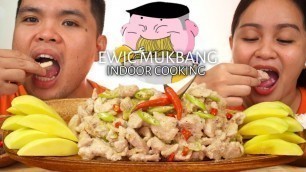 'INDOOR COOKING | CHICKEN BICOL EXPRESS | Filipino Food Mukbang | Mukbang Philippines | Pinoy Food'