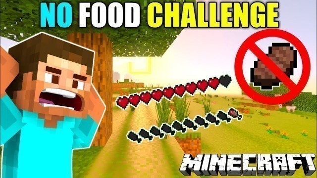 'Can I Beat Minecraft Without Food | Beating Minecraft | Minecraft'