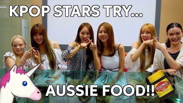 'K-Pop girl group tries Australian food!'