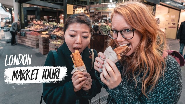 'Best Street Food Market IN LONDON! - Borough Market Tour with CupofTJ'