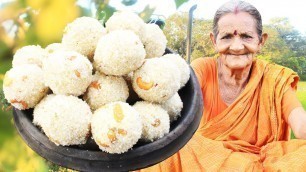 'Coconut Rava Ladoo Recipe || How To Make Rava Ladoo || Sooji Laddu || Myna Street Food'