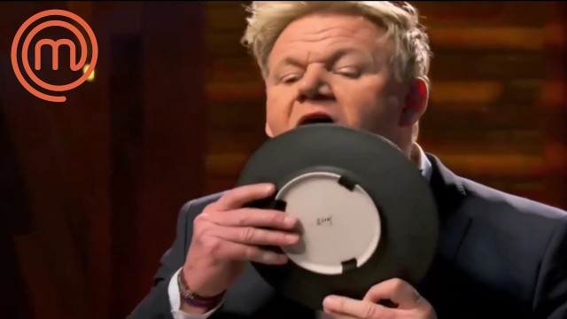 'Gordon Ramsay licks plate | MasterChef'