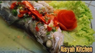 'Resepi Ikan Siakap Stim Limau #asian #street #food #ikansiakap #stimlimau'