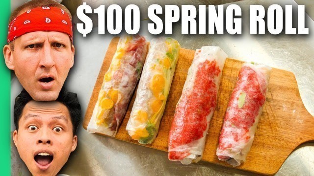 '$100 Spring Roll VS $1 Spring Roll!!! Vietnam\'s Most Dynamic Street Food!!'