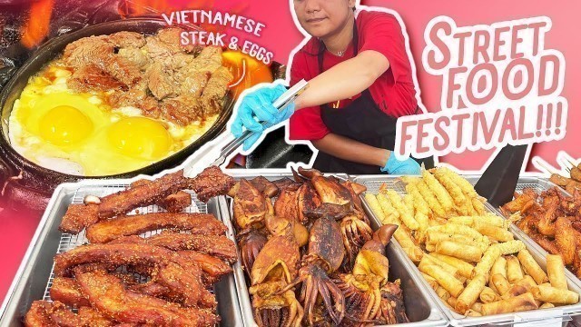 'Asian STREET FOOD FESTIVAL, Vietnamese STEAK & EGGS & Filipino HIDDEN GEMS in HOUSTON TEXAS'