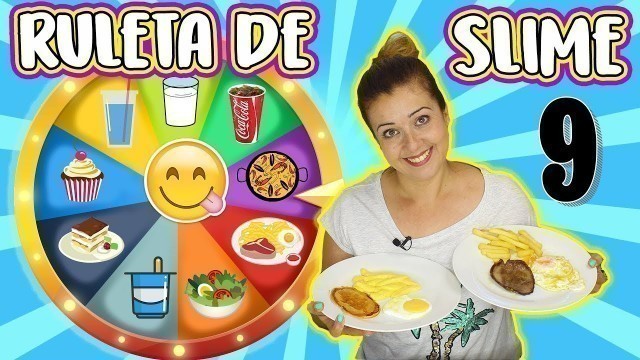 'Ruleta de Slime 9 | SLIME food vs REAL food | Vídeos de Slime'