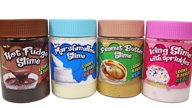 'Food Slime Hot Fudge, Marshmallow, Peanut Butter and Icing Slime Unboxing Review'