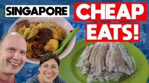 'Singapore Michelin Hawker Street Food Tour! CHEAP EATS!'