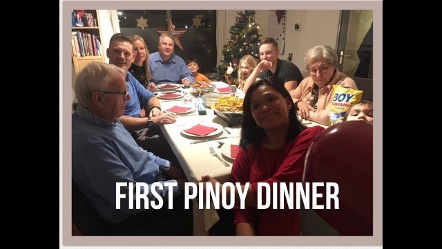 'In laws trying pinoy food! | Filipino Dutch family'