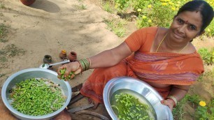 'Cluster beans Recipe || Goruchikkudu Curry || Myna Street Food'