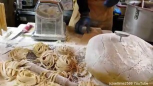 'London Street Food. Italian Pasta Hand Made in Camden Lock Market'