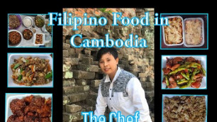 'Filipino Food in Cambodia | Pinoy Food | Andy Gulayan'