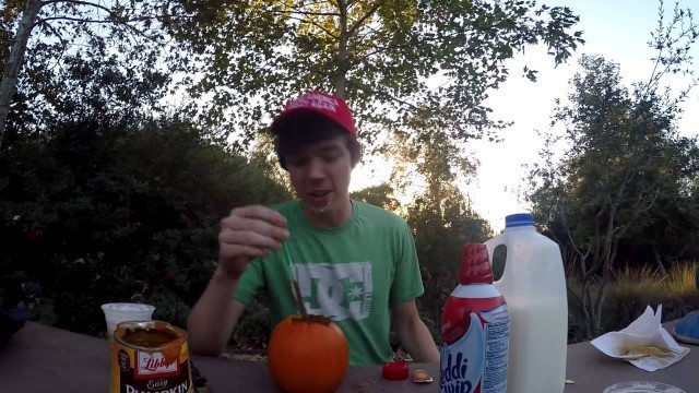 'How to make a latte in a pumpkin - Legit Food Review!'