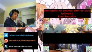 'Shokugeki no Souma: Shin no Sara Episode 1 Live Reaction & First Impressions'