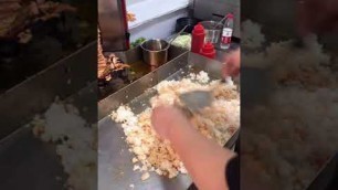 'Asian street food 烤肉饭'