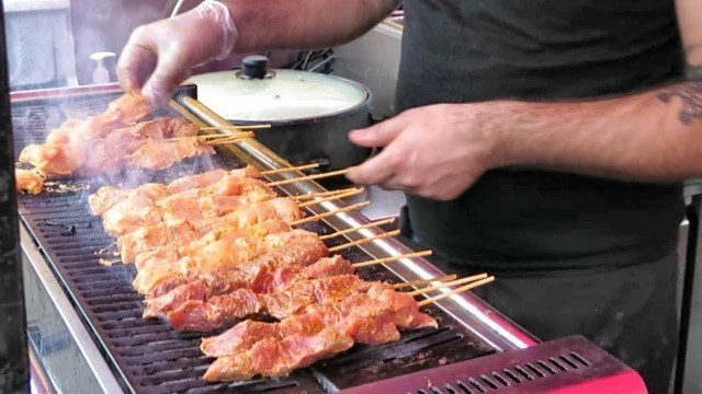 'London Street food From Turkey. Kebab and Roasted Meat. Camden Town'