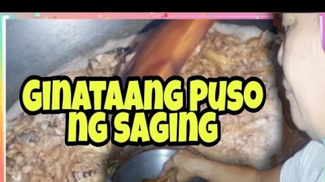 'Vlog No 7: Ginataang Puso ng Saging another Pinoy Recipes'