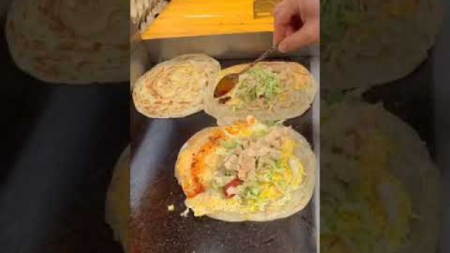 'Asian street food 手抓饼'