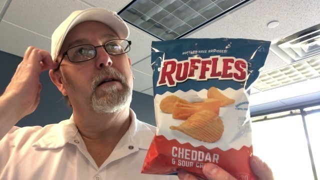 'Ruffles Cheddar & Sour Cream Flavored Potato Chips #The Beer Review Guy'