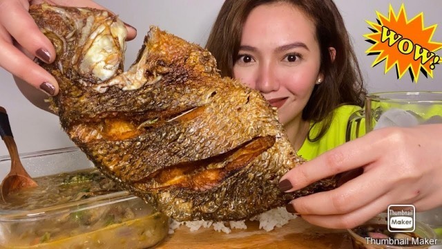 'PRITONG TILAPIA + GINISANG MUNGGO || Pinoy Food Mukbang'