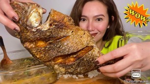 'PRITONG TILAPIA + GINISANG MUNGGO || Pinoy Food Mukbang'