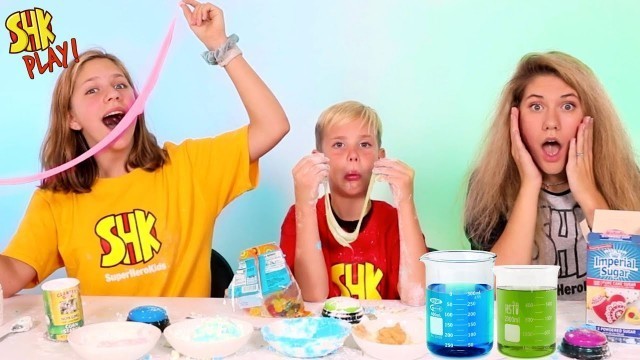 'TOP 5 Science Experiments with Food, Edible Slime! States of Matter'