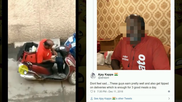 'Zomato Delivery Boy Caught Stealing Food | Zomato Viral Video'