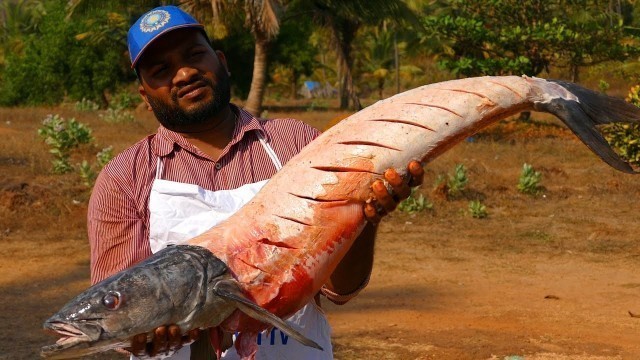 'World Biggest Full Fish Cooking | 25kg’s Big Grilled Fish street food'