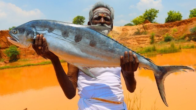 'BIG FISH !!! Prepared by my Daaddy Arumugam/ Village food factory'