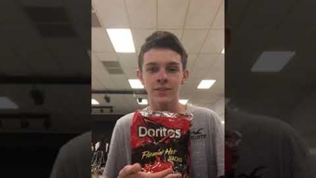 'Legit Hot Doritos Food Review got a lil spicy'