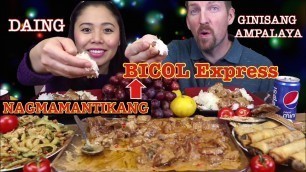 'NAGMAMANTIKANG BICOL EXPRESS |  DAING | GINISANG AMPALAYA || PINOY FOOD MUKBANG | DARYL AND LIZ'