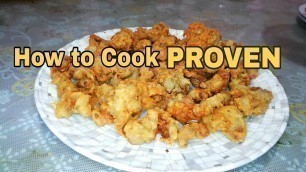 'CHICKEN PROVEN / How to Cook chichaw or Chicken PROVEN / Street food'