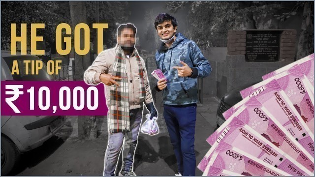 'Tipping Rs 20,000 to ZOMATO Delivery Boys'