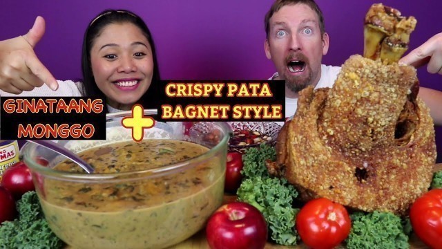 'CRISPY PATA BAGNET STYLE + GINATAANG MONGGO || PINOY FOOD || COLLABORATION W/@leiz lafang channel'